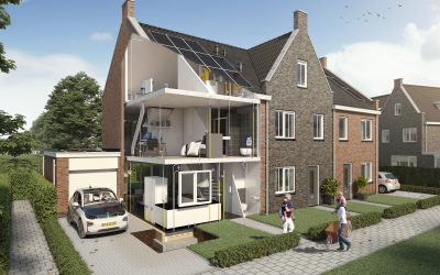 Innovathuis, waterstof huis Stad aan ’t Haringvliet met Solenco PowerBox